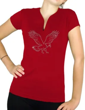 Aigle - T-shirt femme Col V