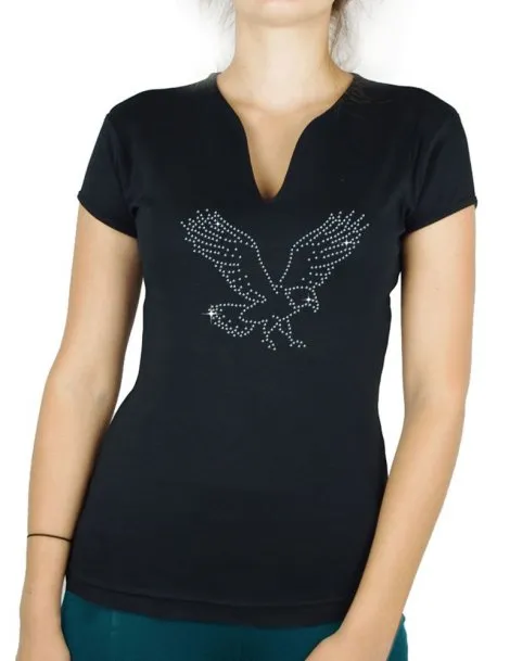 Aigle - T-shirt femme Col V