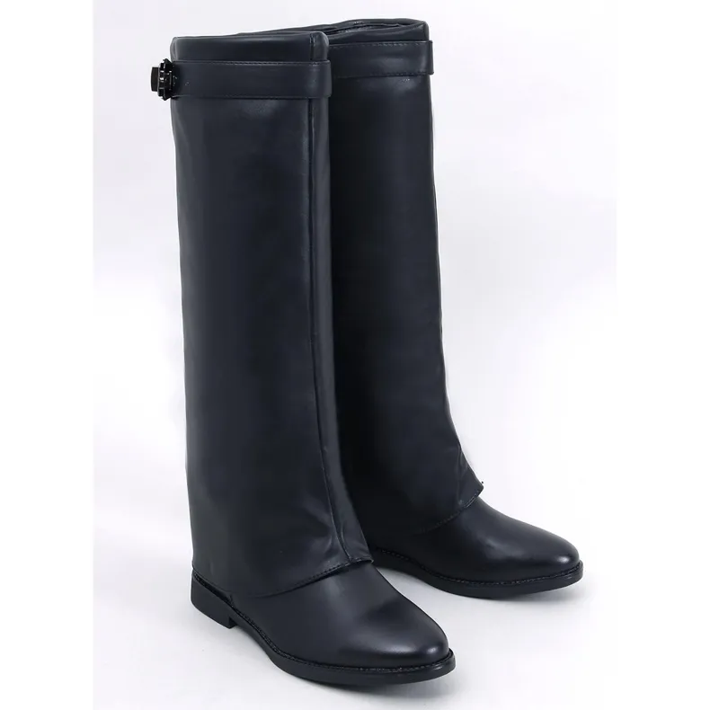 Annse Bottines double coupe noires le noir