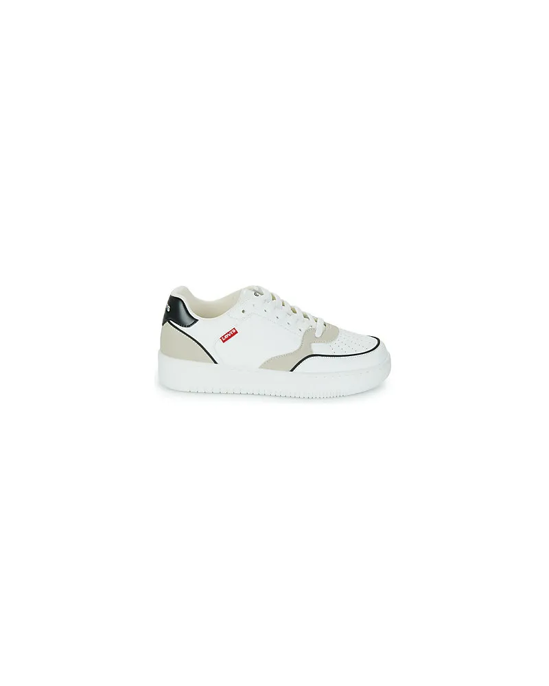 Baskets basses femmes Levis PAIGE Blanc