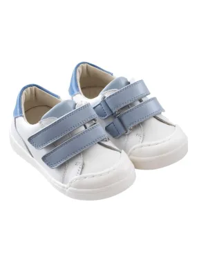 Baskets cuir Happy - Blanc