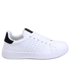 Baskets femme Helary BLANC/NOIR blanche