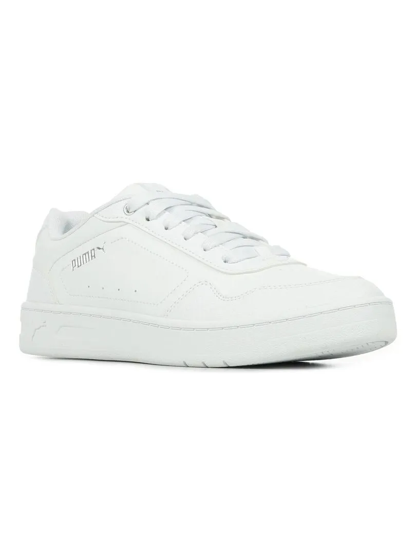 Baskets PUMA Court Classy - Blanc Argenté