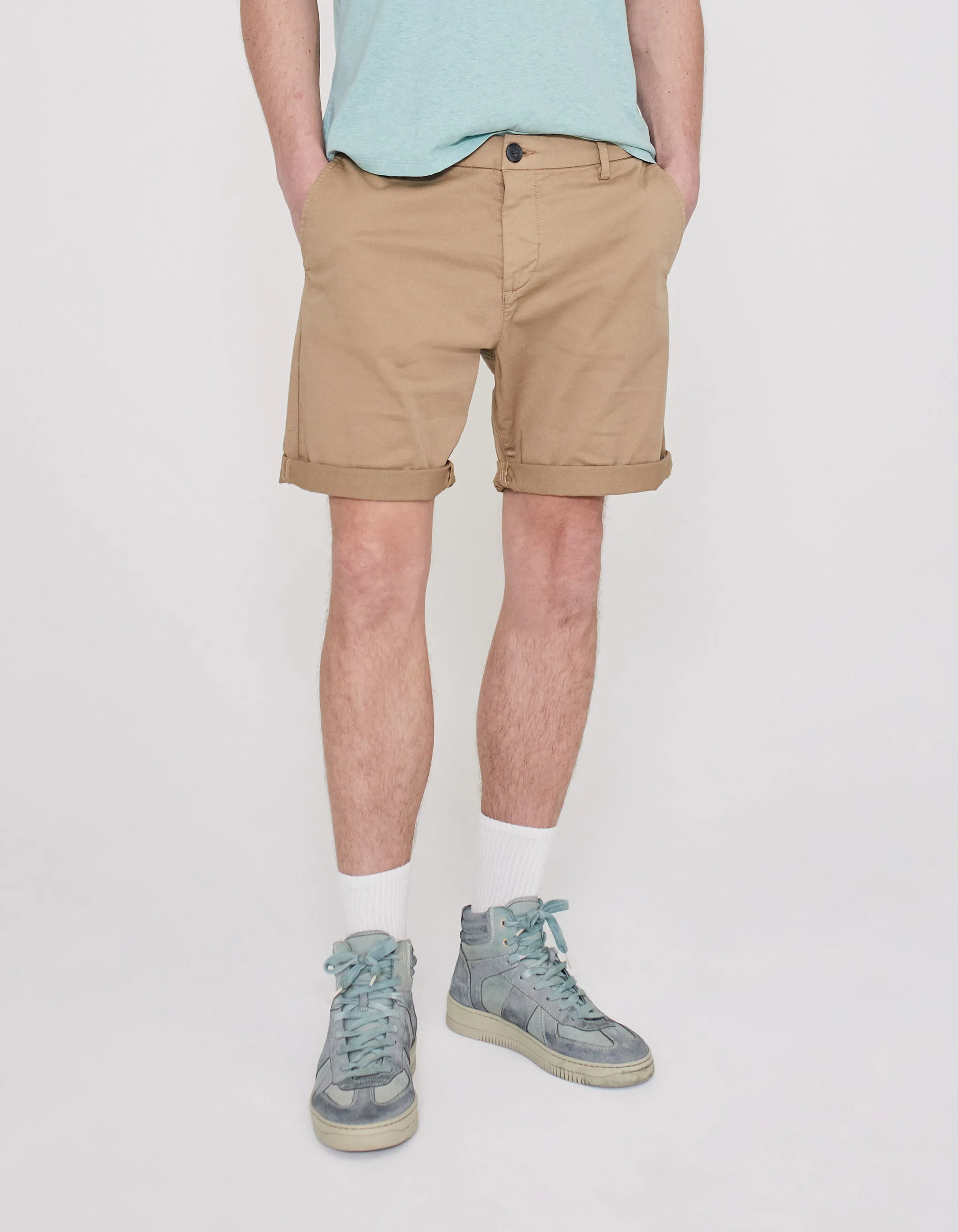 Bermuda CHINO beige Homme