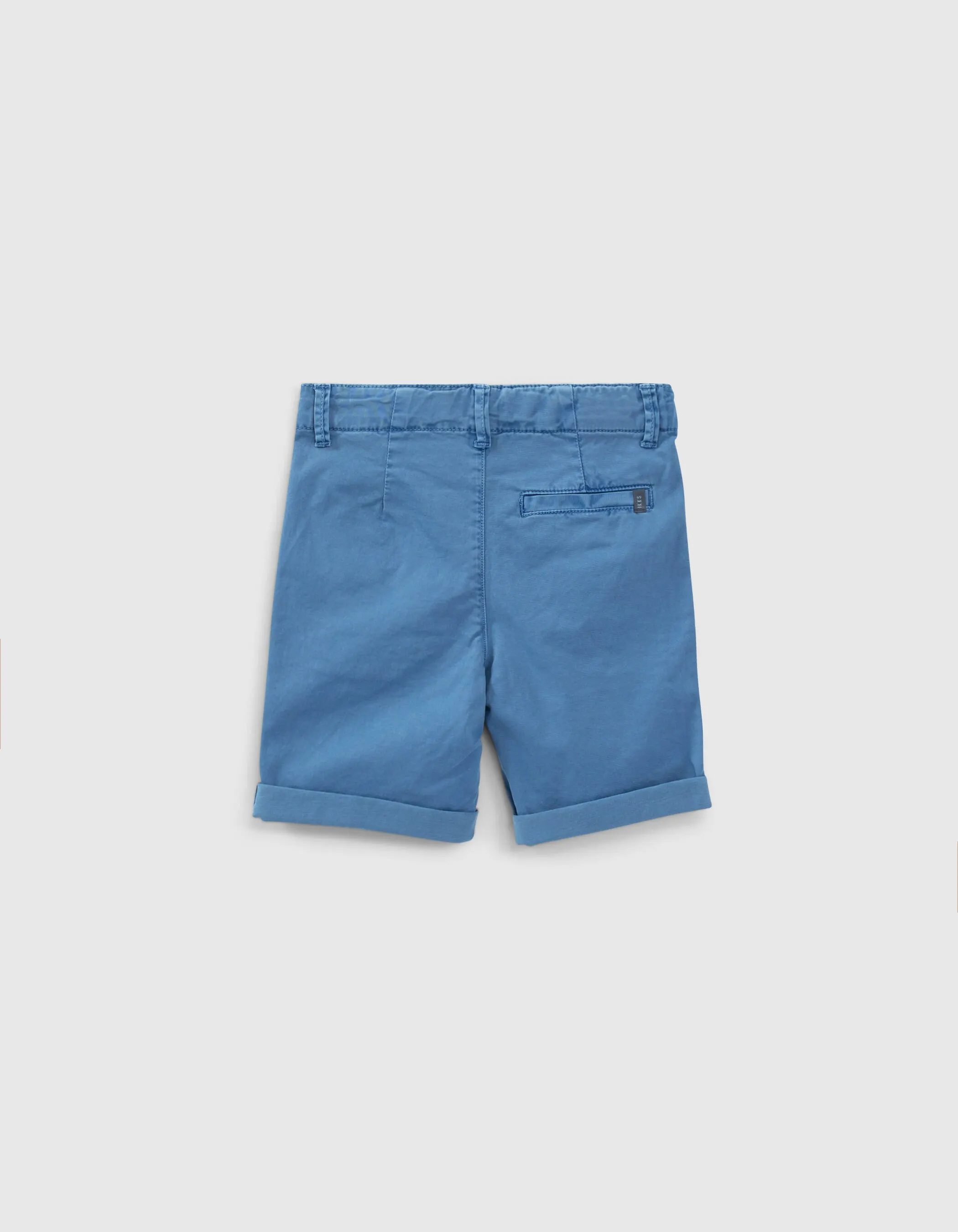 Bermuda chino bleu garçon