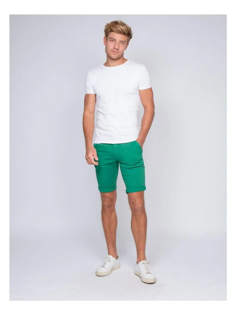 Bermuda chino BODELTA - Vert foncé