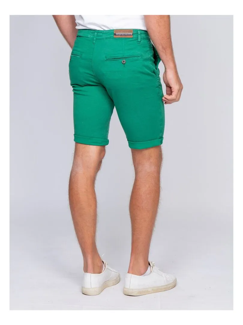 Bermuda chino BODELTA - Vert foncé