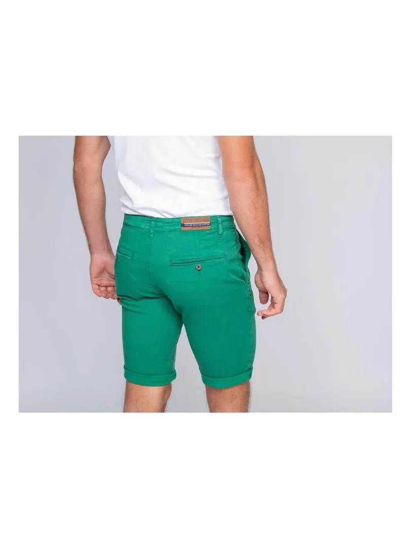 Bermuda chino BODELTA - Vert foncé