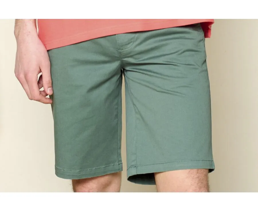 Bermuda chino homme Vert pin Barry