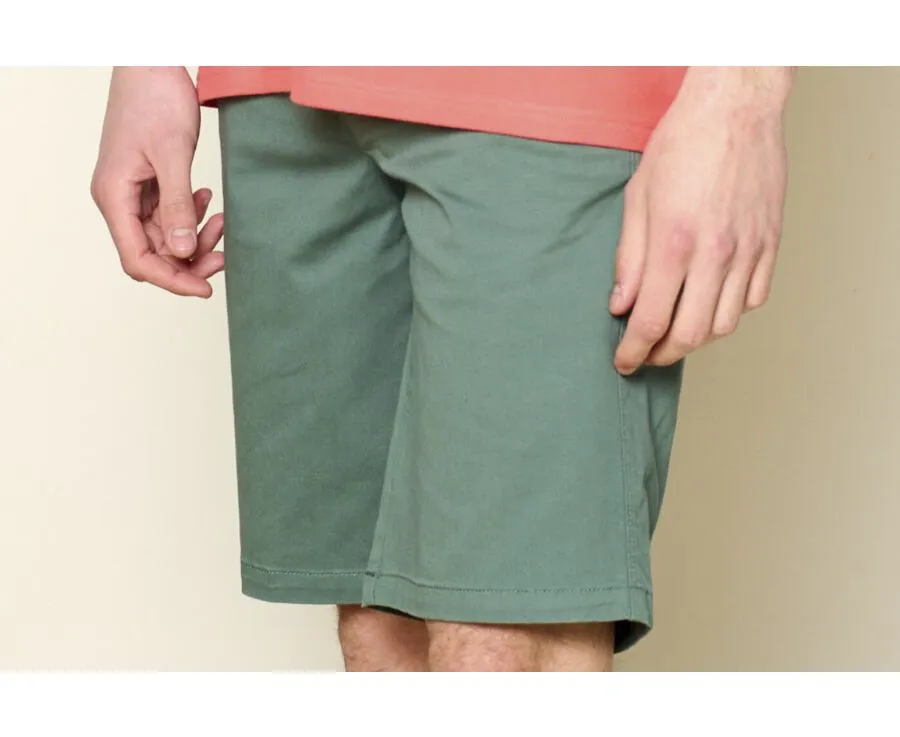 Bermuda chino homme Vert pin Barry