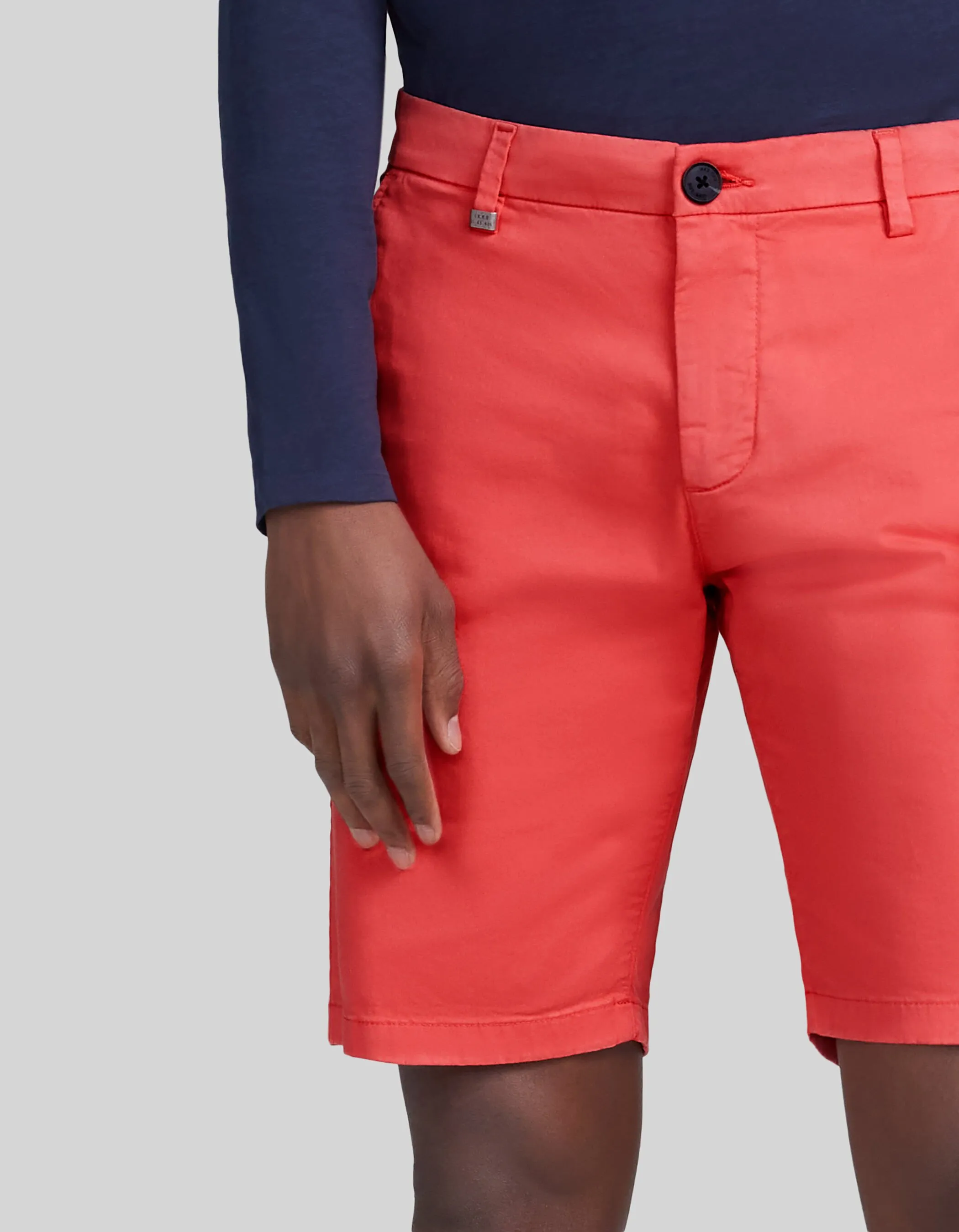 Bermuda chino TAPERED cayenne Homme