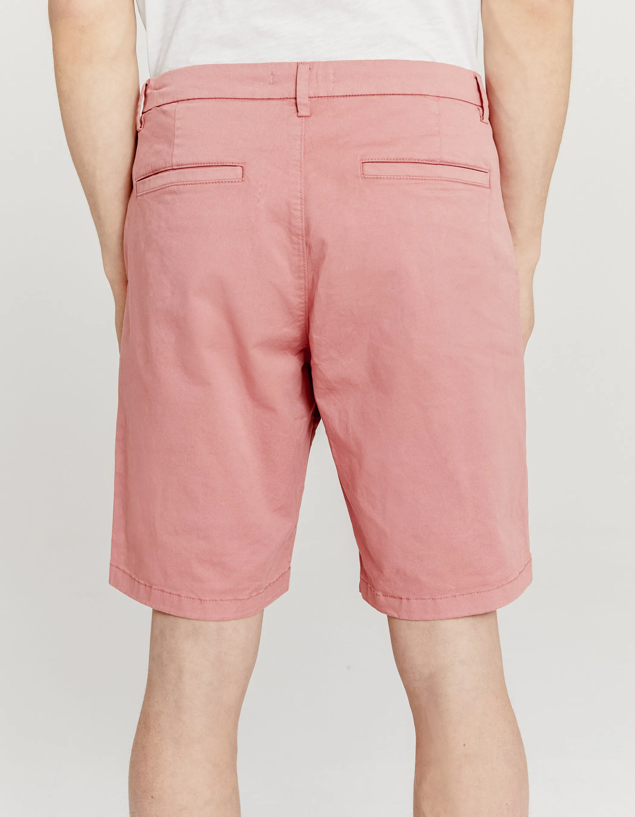 Bermuda chino TAPERED corail Homme