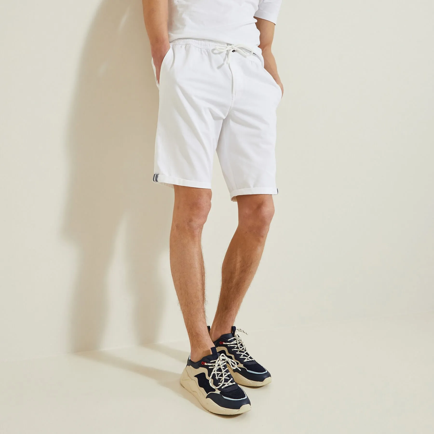 Bermuda chino uni Blanc | Jules