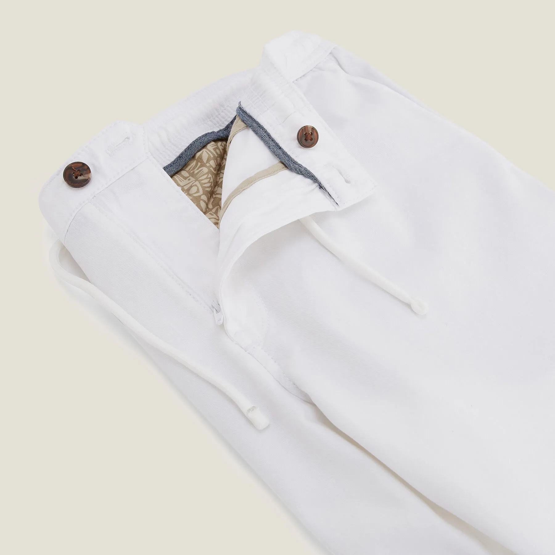 Bermuda chino uni Blanc | Jules