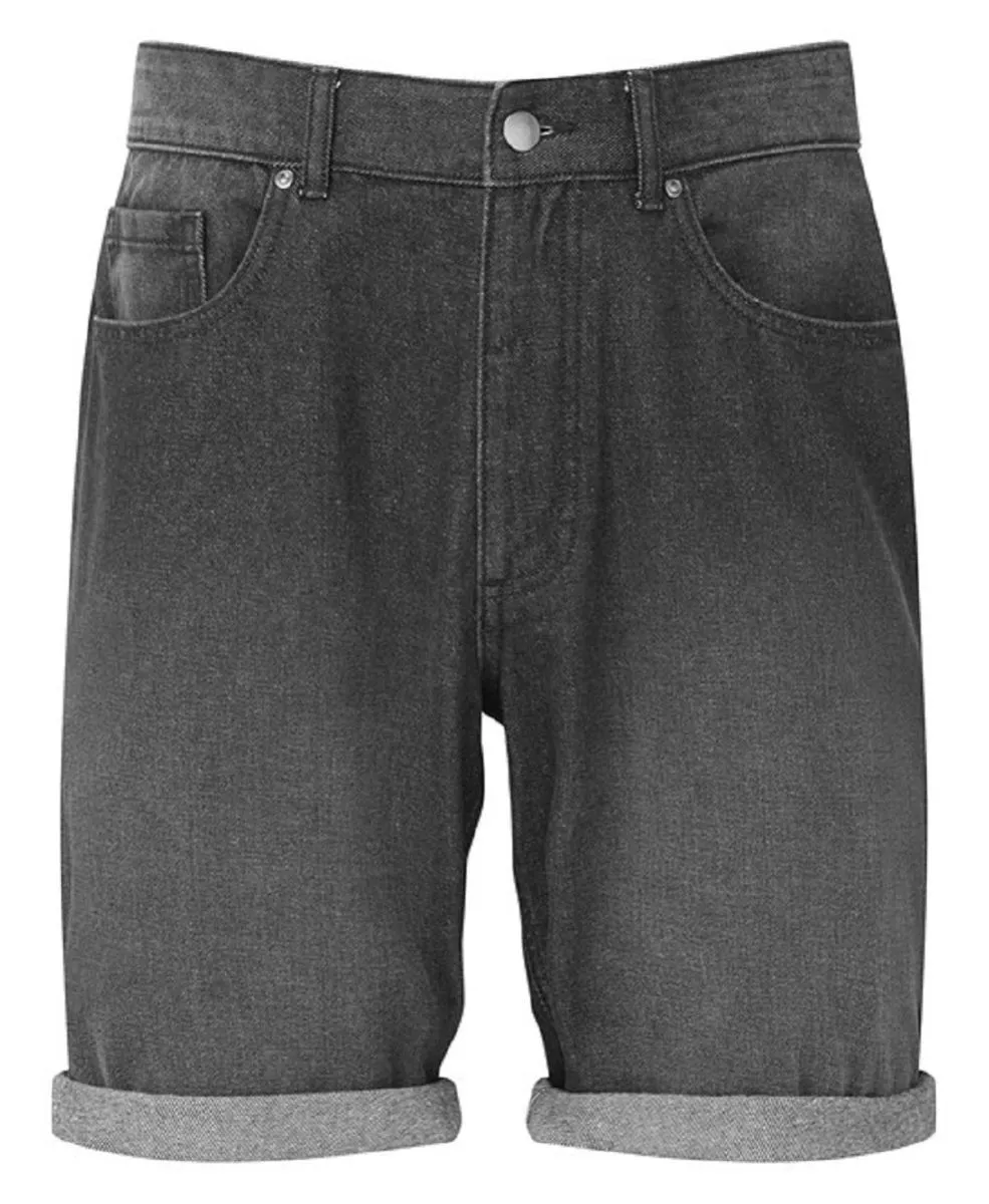 Bermuda en jean - Homme - WB908 - noir denim 