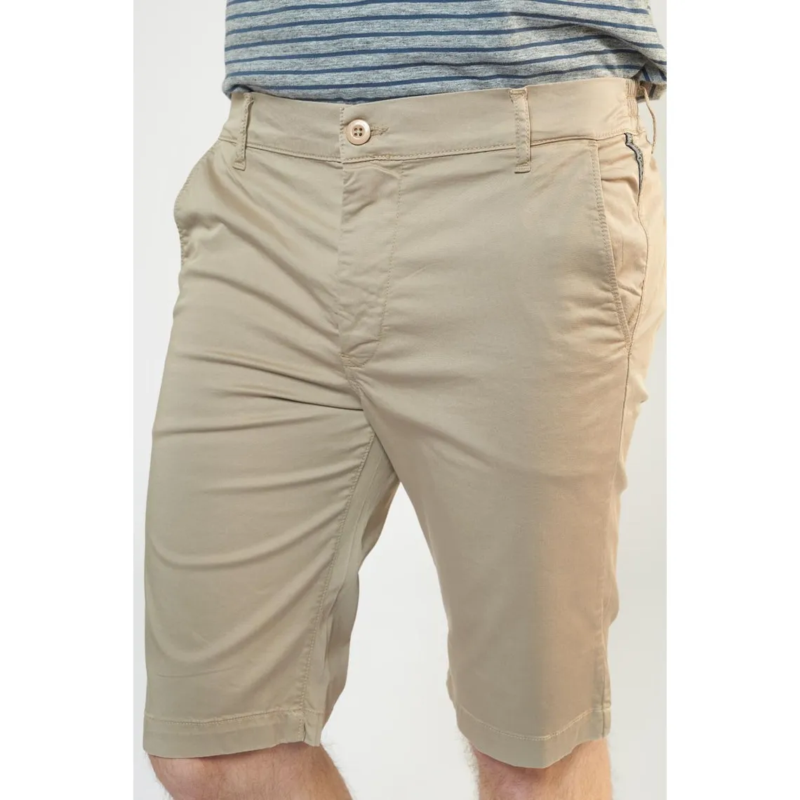 Bermuda short VIBORG blanc Le Temps des Cerises - Bermuda / Short Homme sur MenCorner