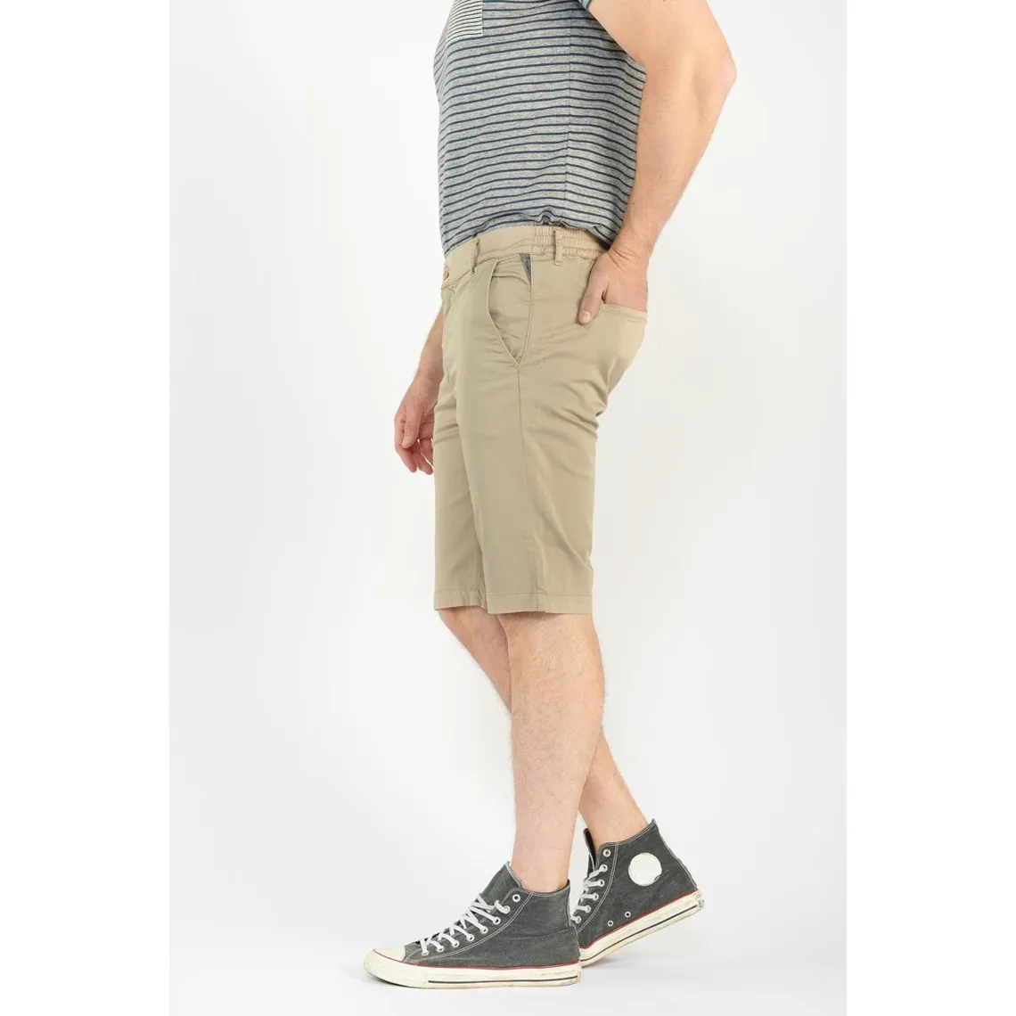 Bermuda short VIBORG blanc Le Temps des Cerises - Bermuda / Short Homme sur MenCorner