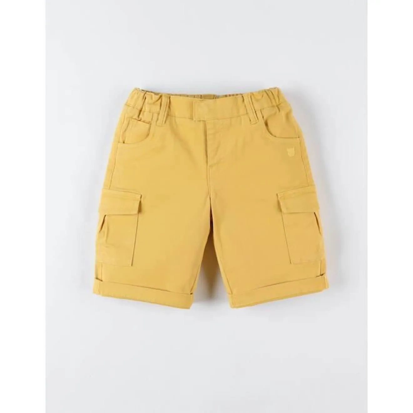 Bermuda taille élastiquée jaune - Noukies