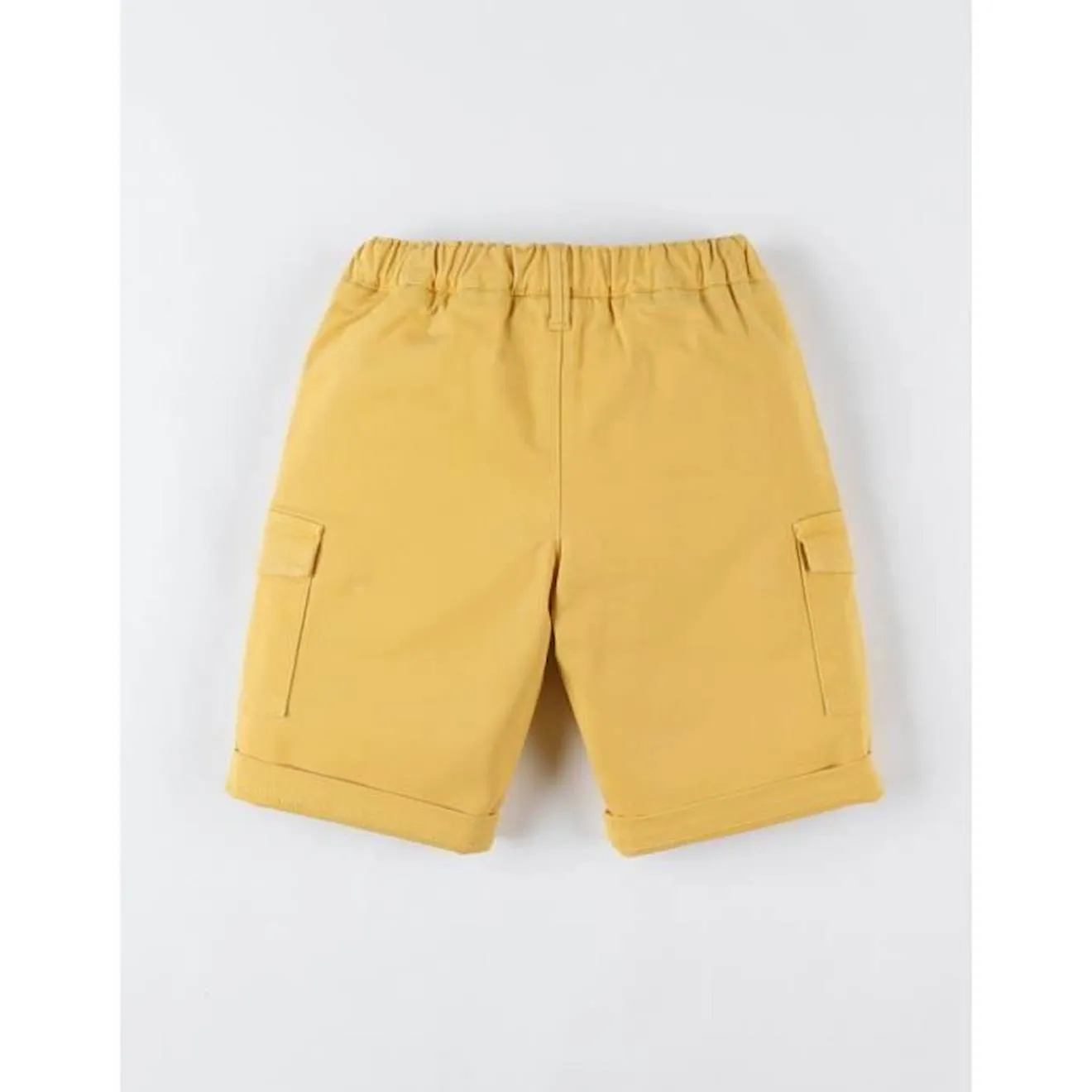 Bermuda taille élastiquée jaune - Noukies