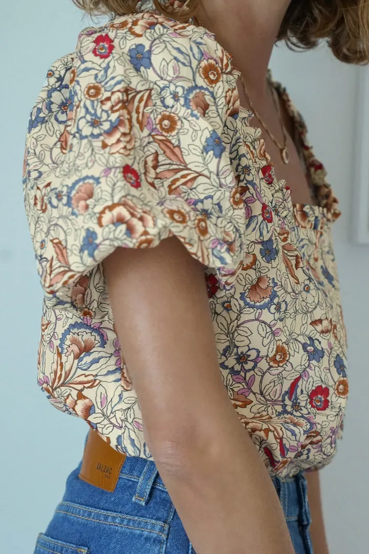 blouse alegria imprimé indienne fleurie