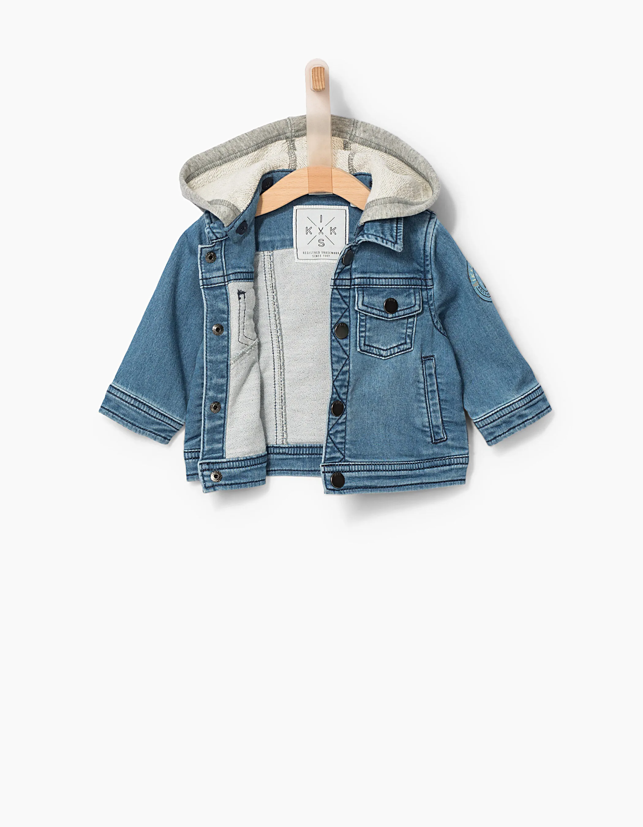 Blouson en jean stone blue bébé garçon 