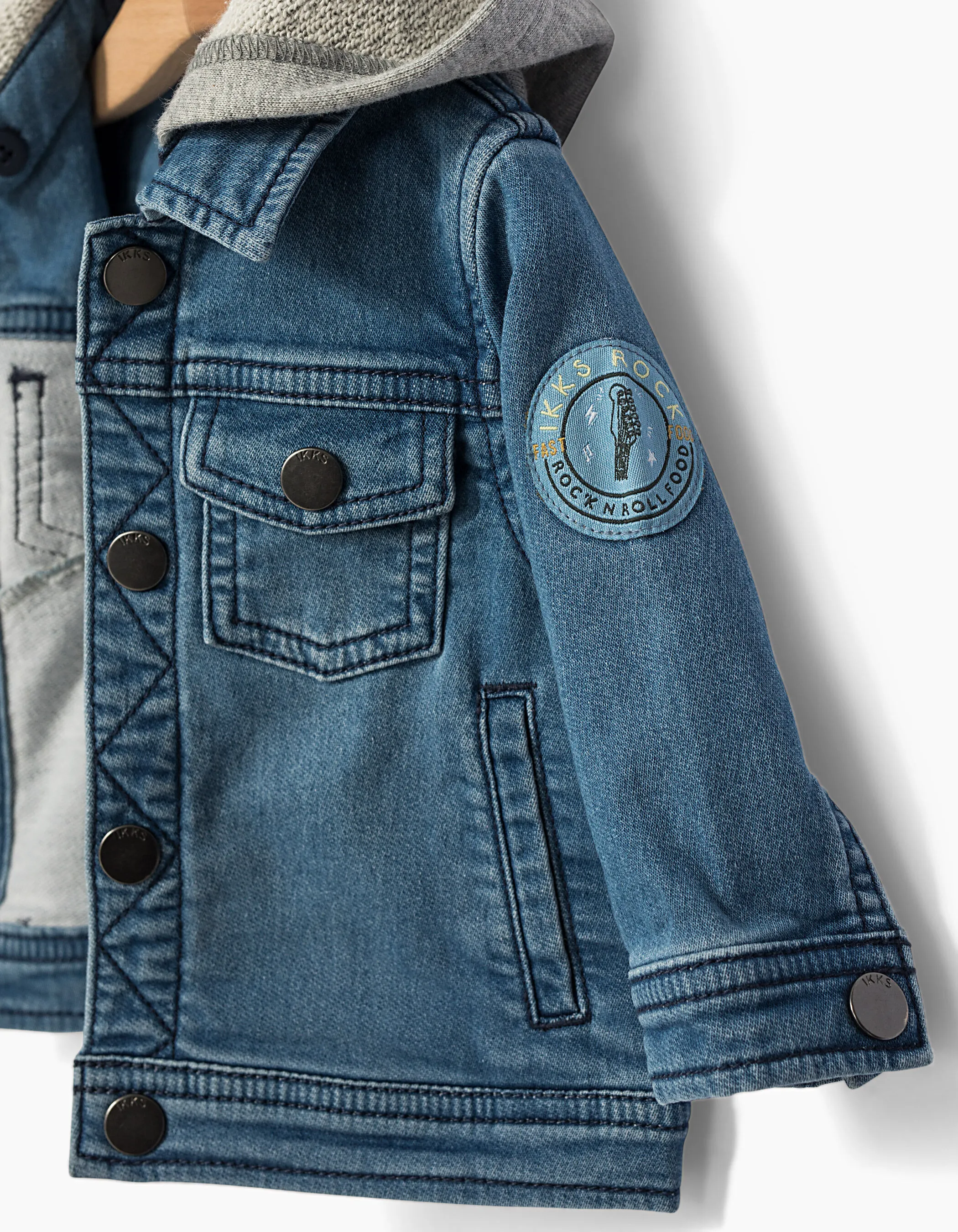 Blouson en jean stone blue bébé garçon 