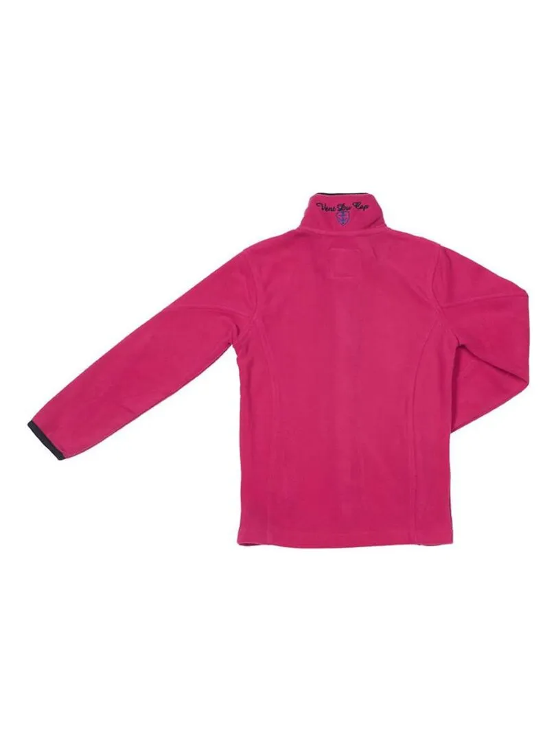 Blouson polaire fille FALICEA - VENT DU CAP - Rose fushia