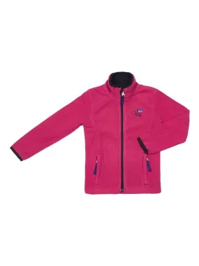 Blouson polaire fille FALICEA - VENT DU CAP - Rose fushia