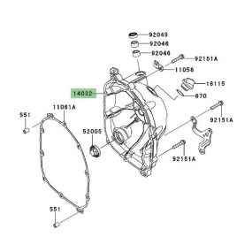 Carter d'embrayage Kawasaki Versys 1000 (2012-2024) | Moto Shop 35