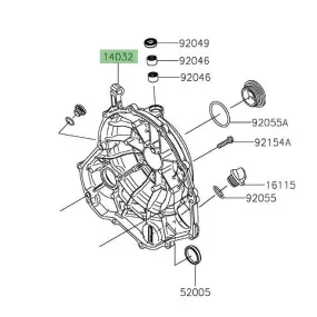 Carter d'embrayage Kawasaki Z650 (2017-2019) | Moto Shop 35