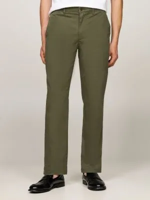 Chino droit Denton en coton extensible | Kaki | Tommy Hilfiger