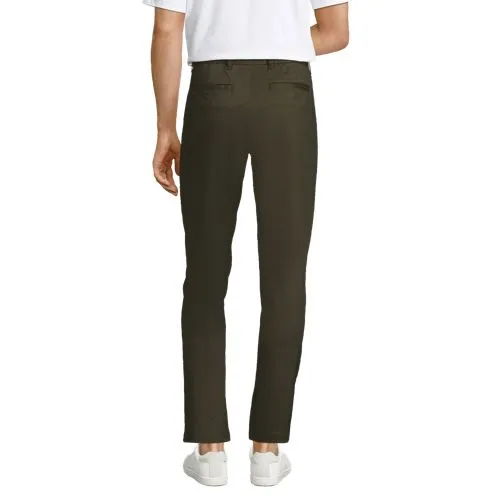 Chino Droit Stretch Ultime Ourlets Sur-Mesure, Homme Stature Standard