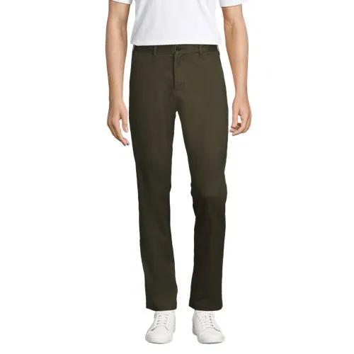 Chino Droit Stretch Ultime Ourlets Sur-Mesure, Homme Stature Standard