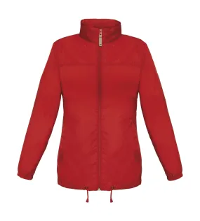 Coupe vent imperméable femme - JW902 - rouge 