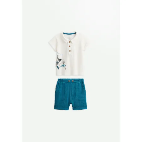 Ensemble bébé t-shirt et short Magic Ocean - PETIT BEGUIN