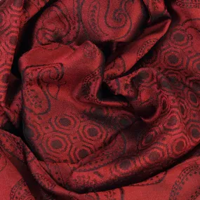 FOULARD SOIE HOMME ROUGE - CHARLES