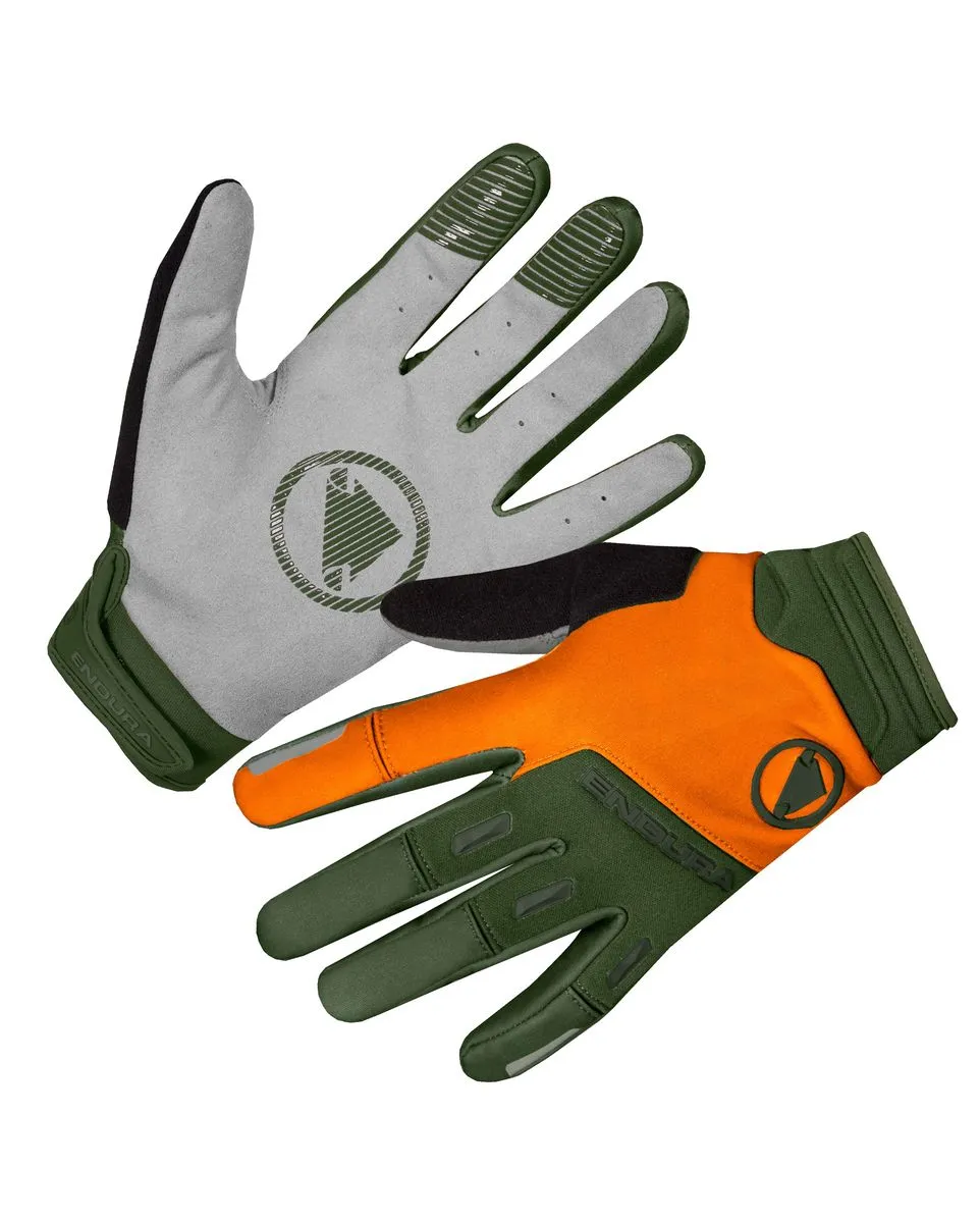 Gants coupe-vent Homme SINGLETRACK Orange Harvest