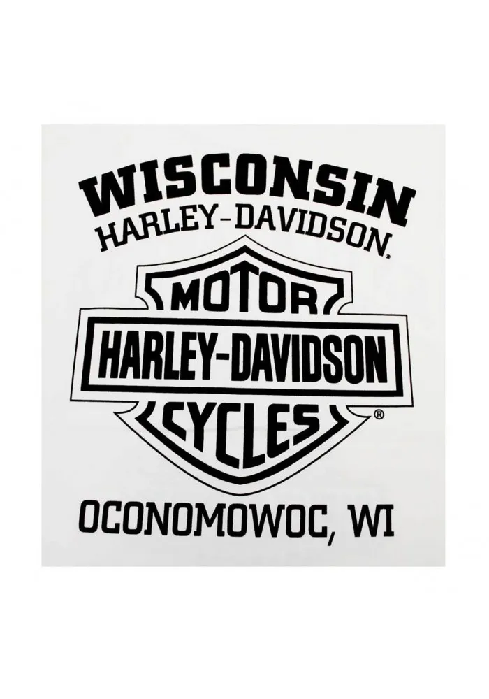 Harley-Davidson Hommes Shirt Willie G Skull manches longues Tee Shirt White 30296646