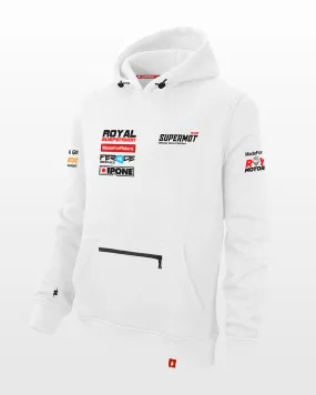 Hoodie TEAM SUPERMOT Blanc - SUPERMOT® - Boutique Officielle