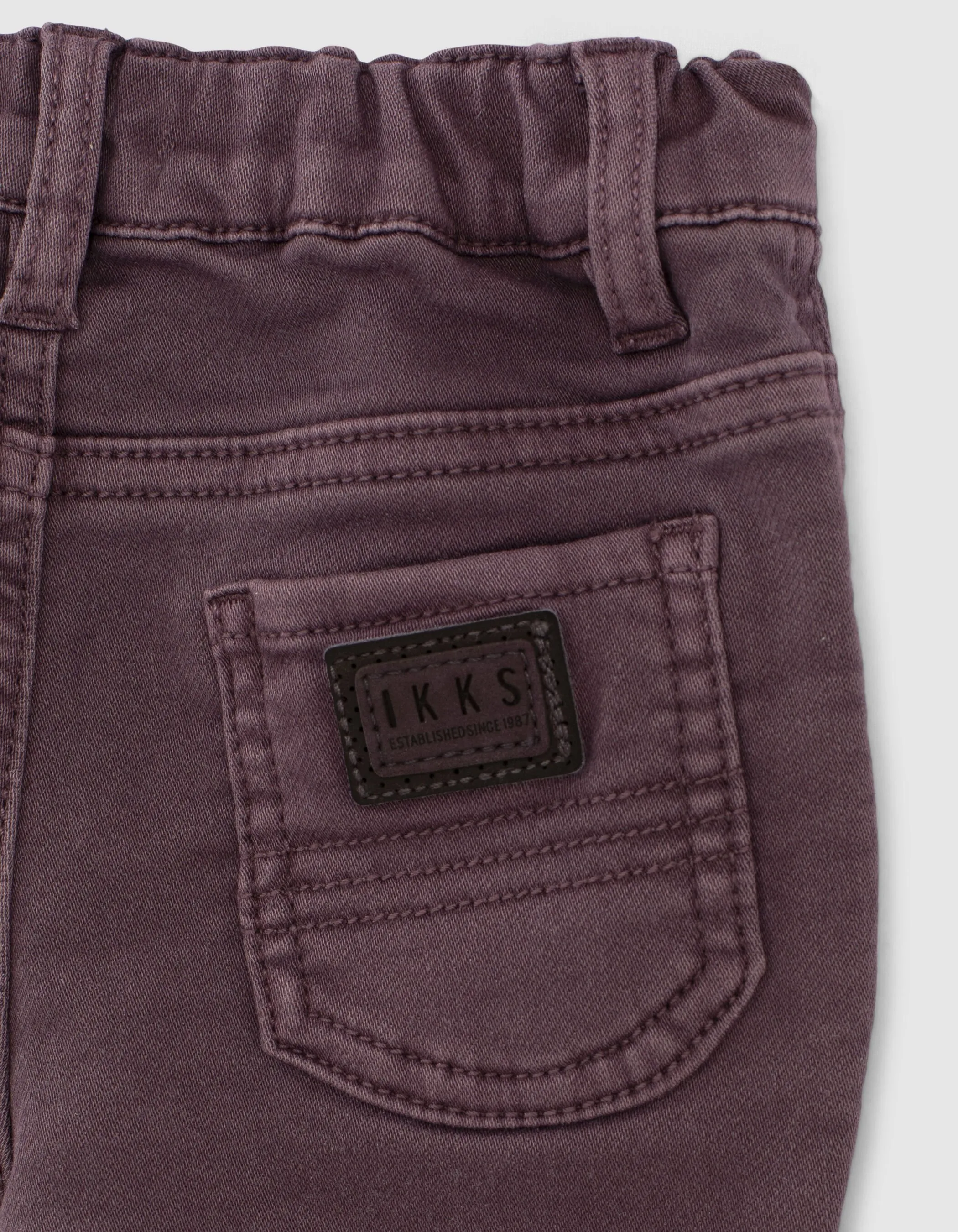 Jean dark purple knitlook bébé garçon