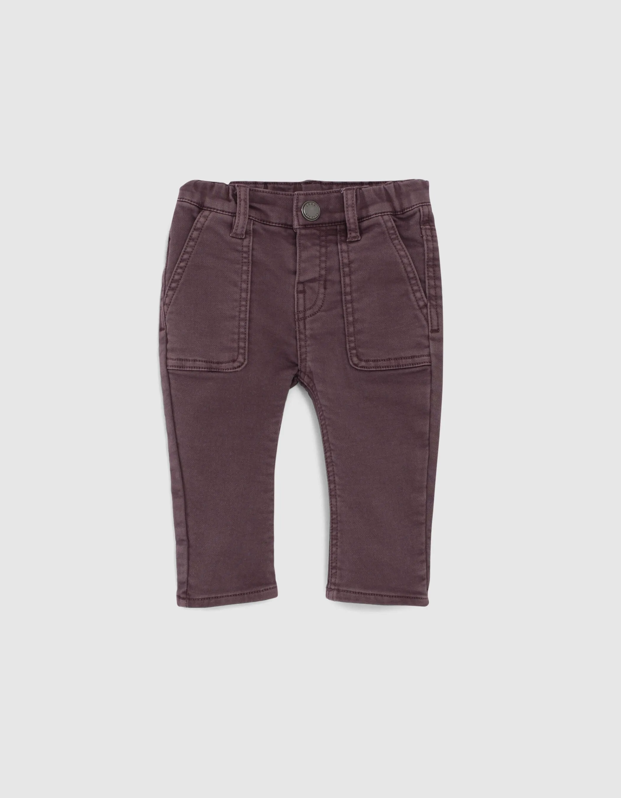 Jean dark purple knitlook bébé garçon