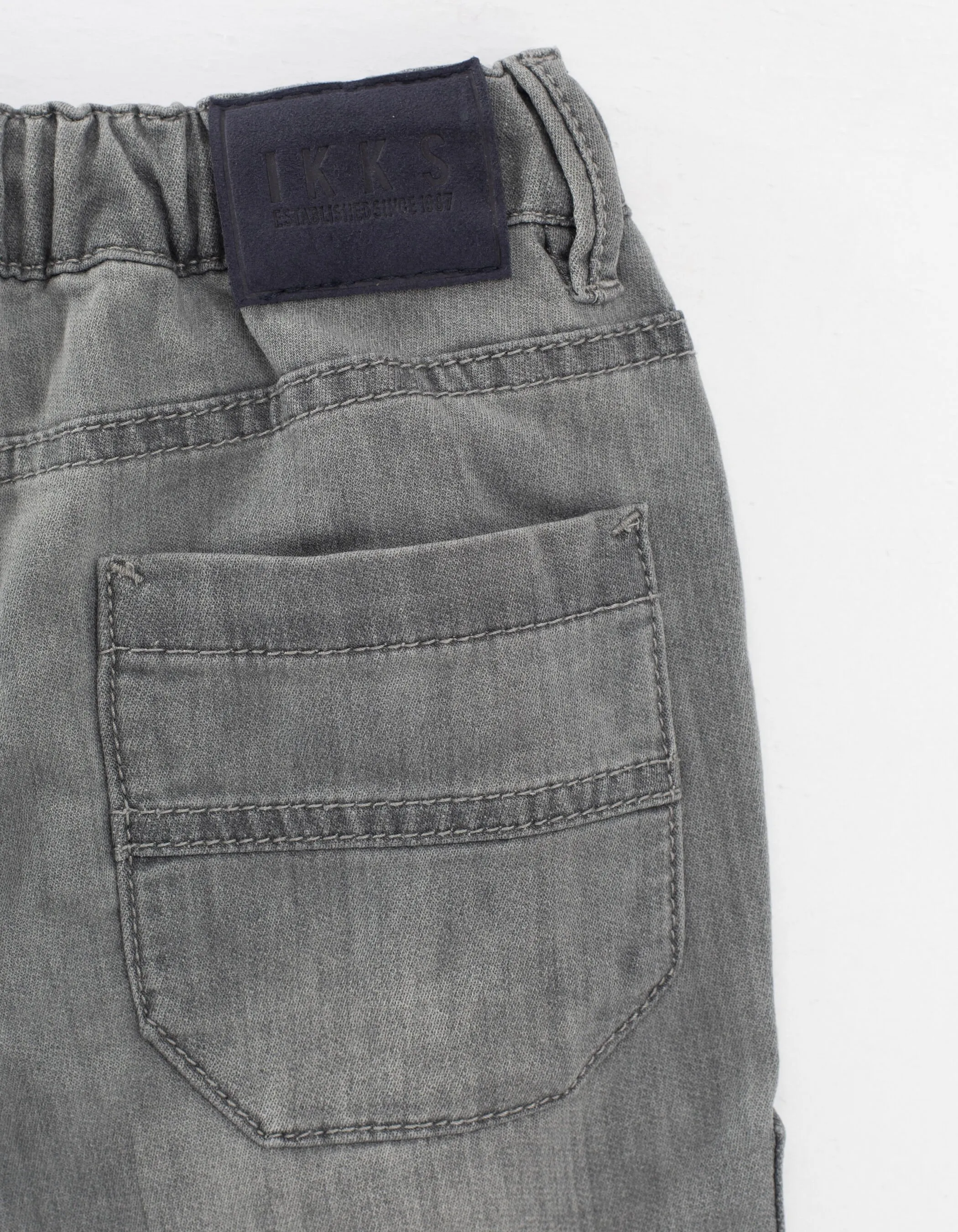 Jean jogger stone grey garçon 