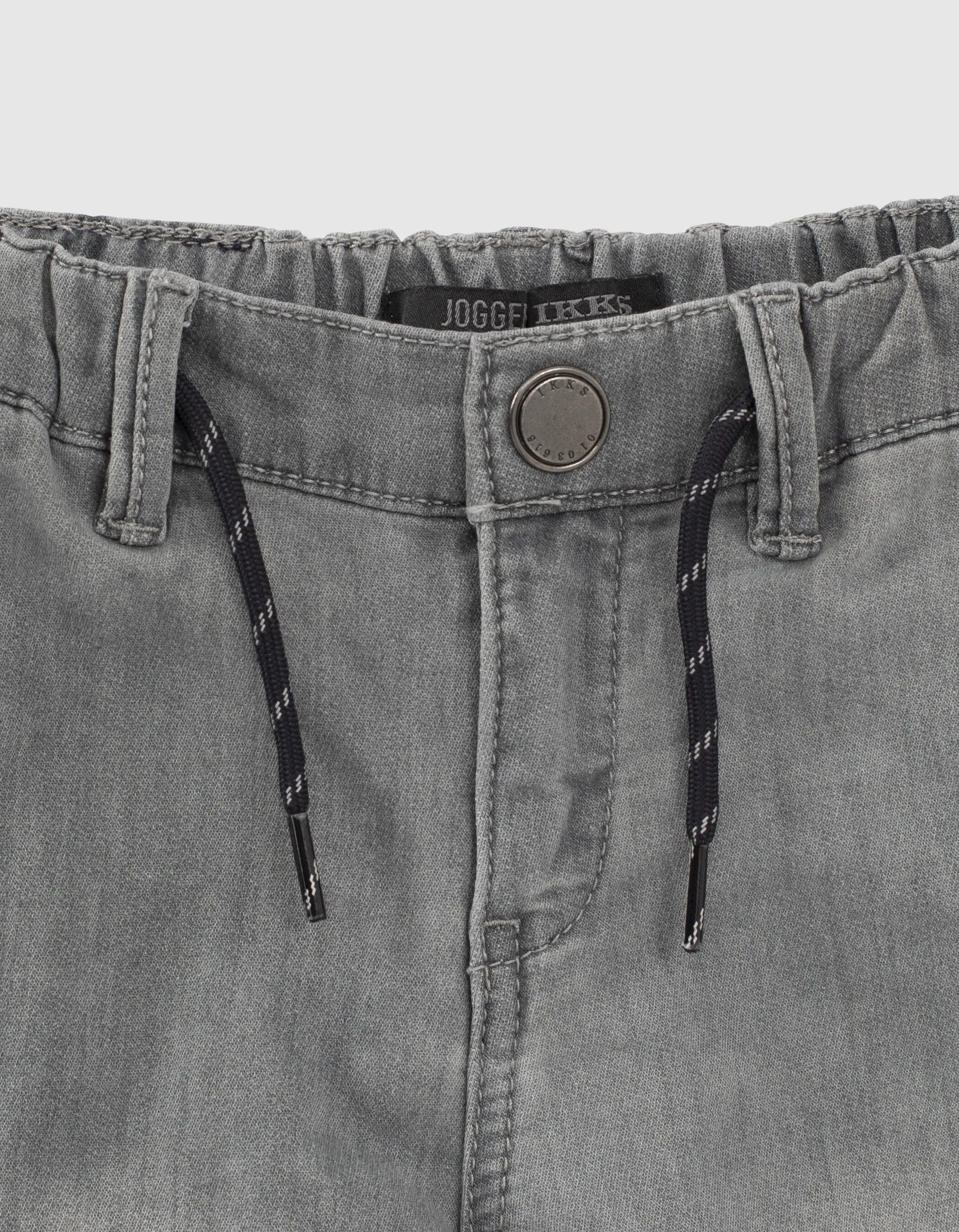 Jean jogger stone grey garçon 