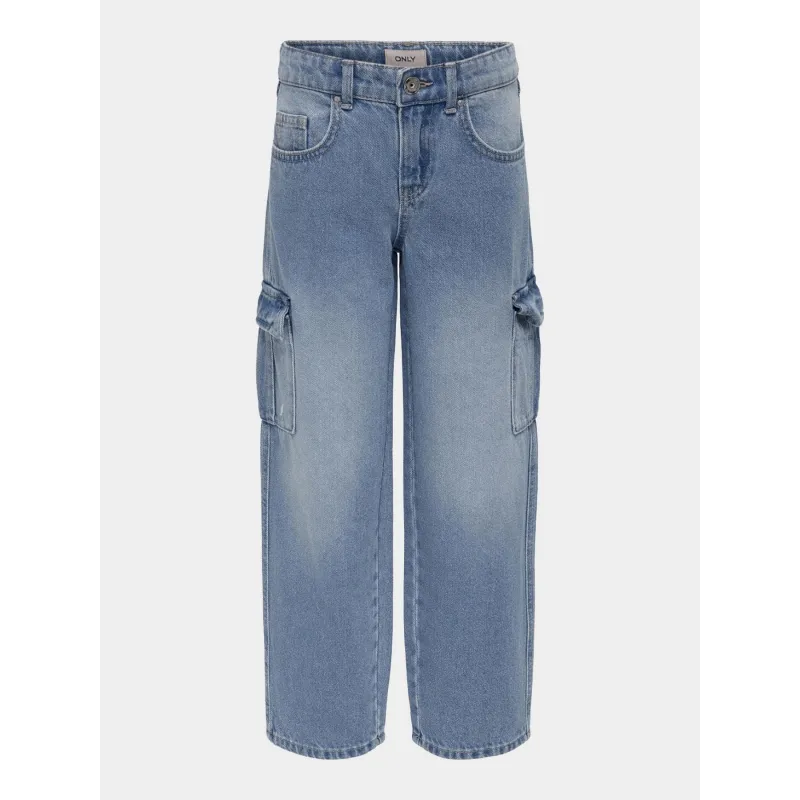 Jean large comet bleu fille - Only | wimod