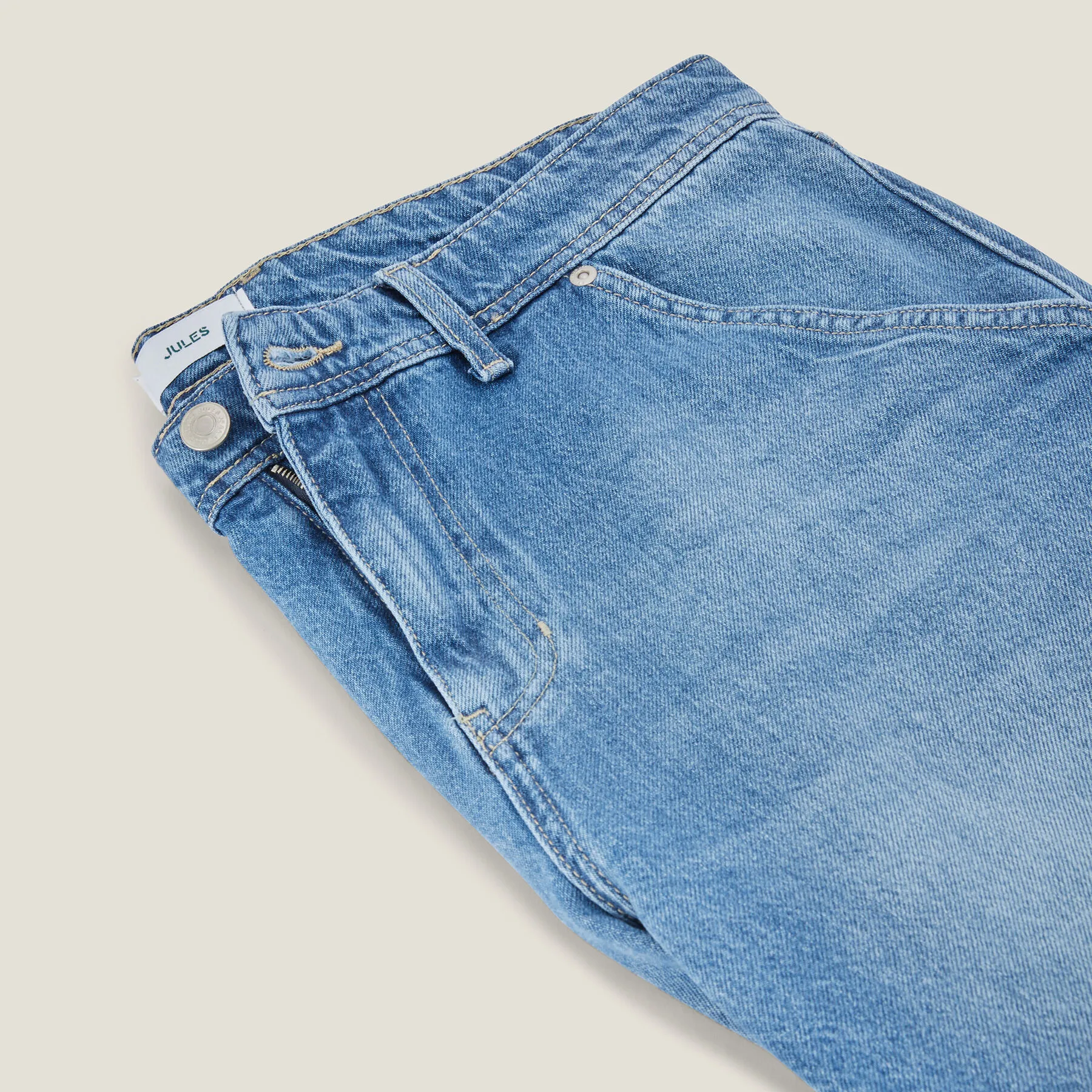 Jean loose 100% coton Bleu moyen | Jules