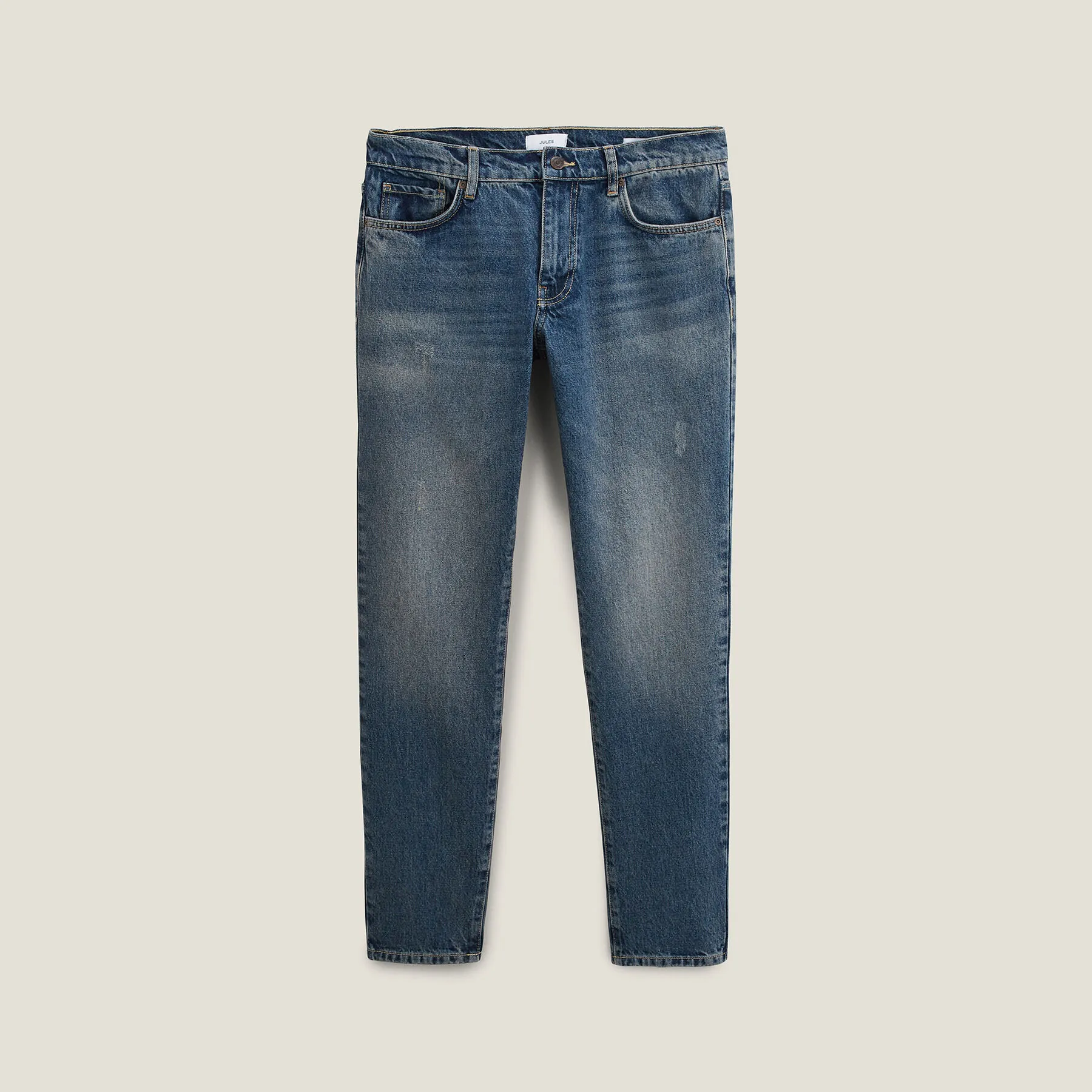 Jean relax 100% coton Bleu moyen | Jules