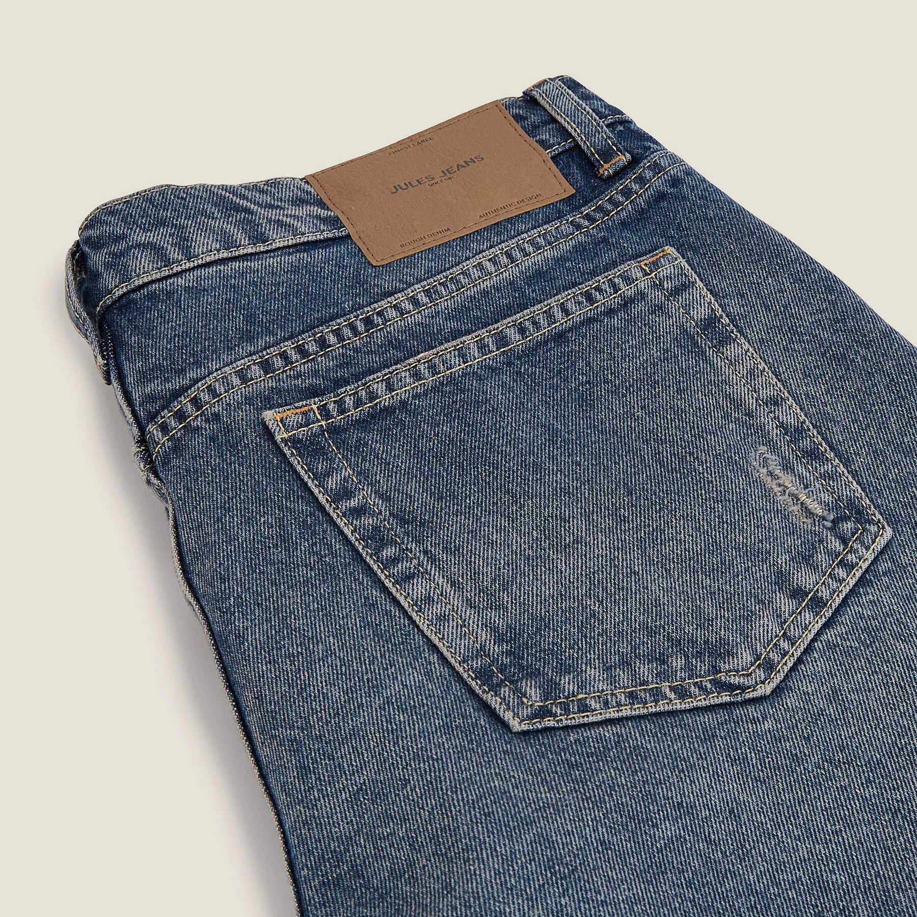 Jean relax 100% coton Bleu moyen | Jules