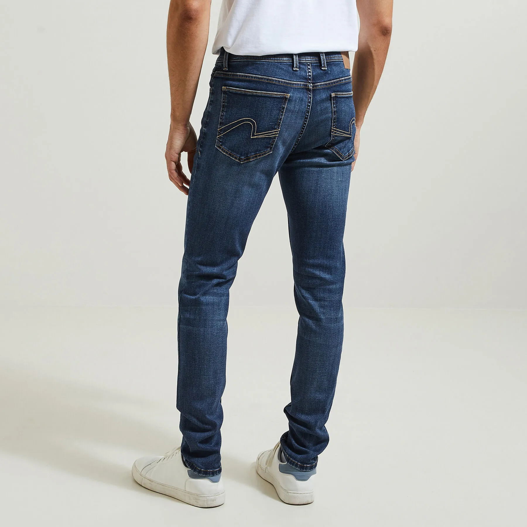 Jean skinny 3 longueurs Bleu | Jules