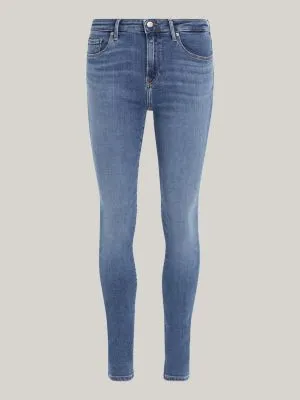 Jean skinny Como TH Flex taille mi-haute | Denim | Tommy Hilfiger