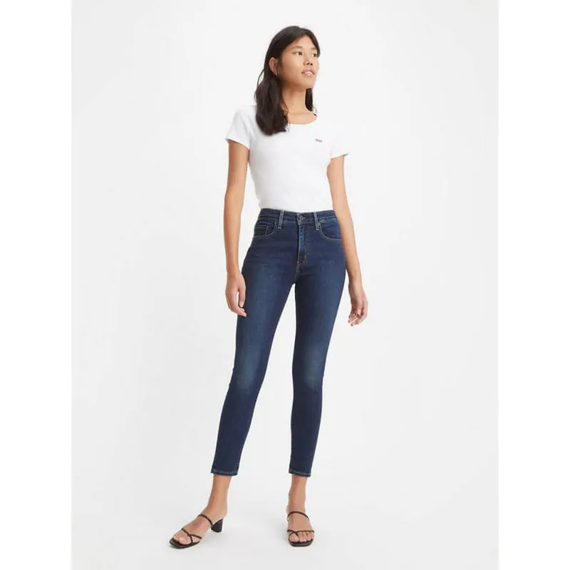 Jean skinny double up 438 bleu marine femme - Tiffosi | wimod